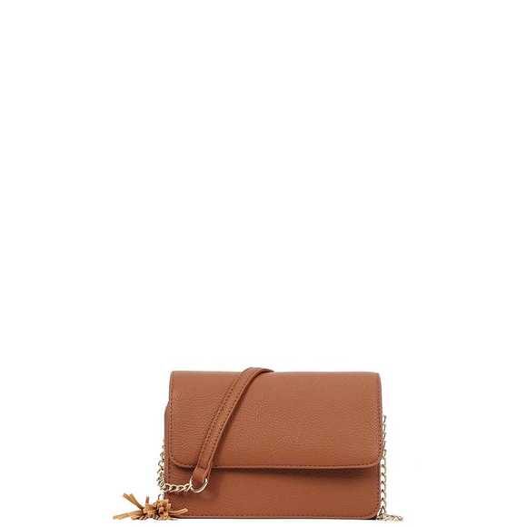 Chic Smooth Tassel Crossbody Bag - Picture 5 of 11
